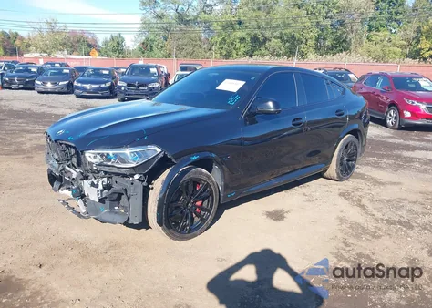 2021 BMW X6 M из США, поврежденный, VIN 5YMCY0C05M9H60003